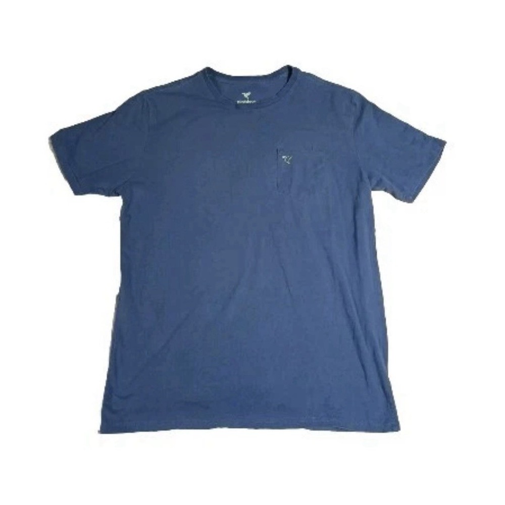 Birddogs T Shirt Mens Size XL Blue Pocket‎ Short Sleeve Logo Casual Crewneck